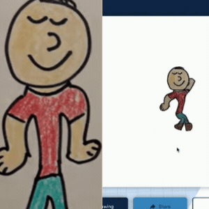 Como animar desenhos infantis online